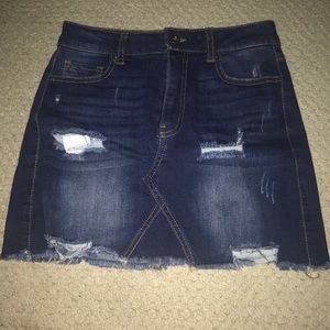 Jean skirt!!